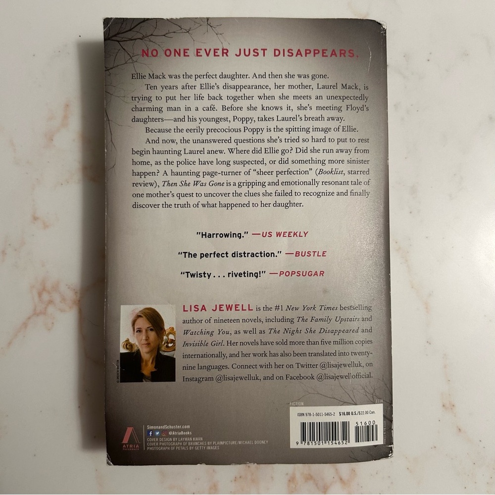 "Then She Was Gone" Book by Lisa Jewell - Picture 5 of 6